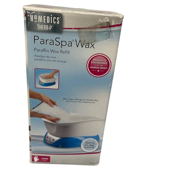 Homedics ParaSpa Wax Refill 2 Lbs 100% Pure Hypo-Allergenic Paraffin Wax For Han - Picture 1 of 6